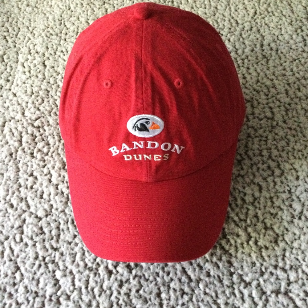 Bandon Dunes Red Baseball Cap